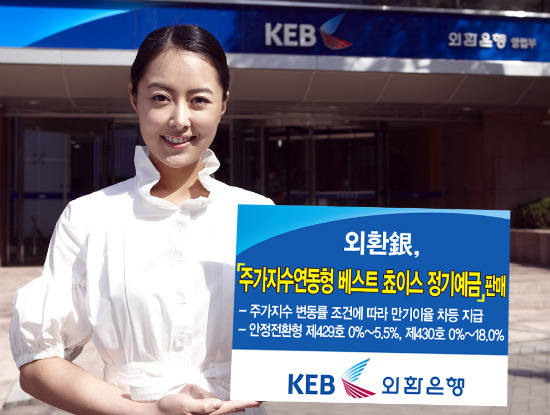 외환은행, '주가지수연동형 베스트 쵸이스 정기예금' 판매