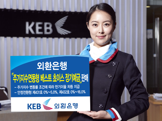 외환은행, '주가지수연동형 베스트 쵸이스 정기예금' 판매