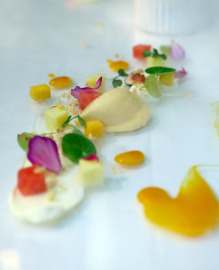 분자요리법 활용한 디저트