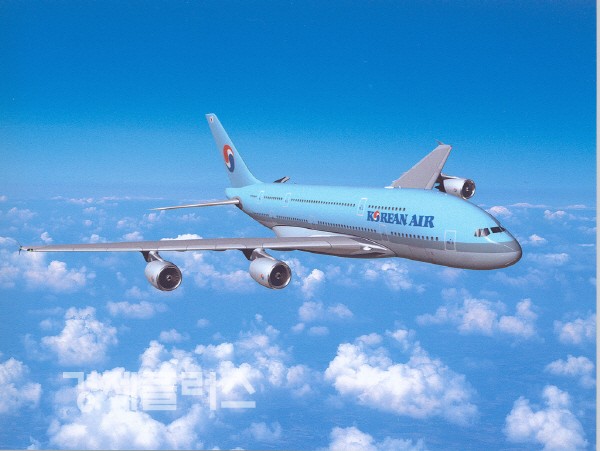 6월1일부터 운항을 시작하게 될 대한항공의 'A380 항공기'