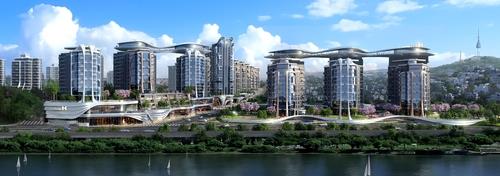 디에이치 한남 조감도